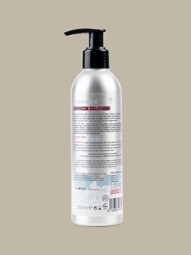 Shampoo Limpieza Delicada · My Organic Pet